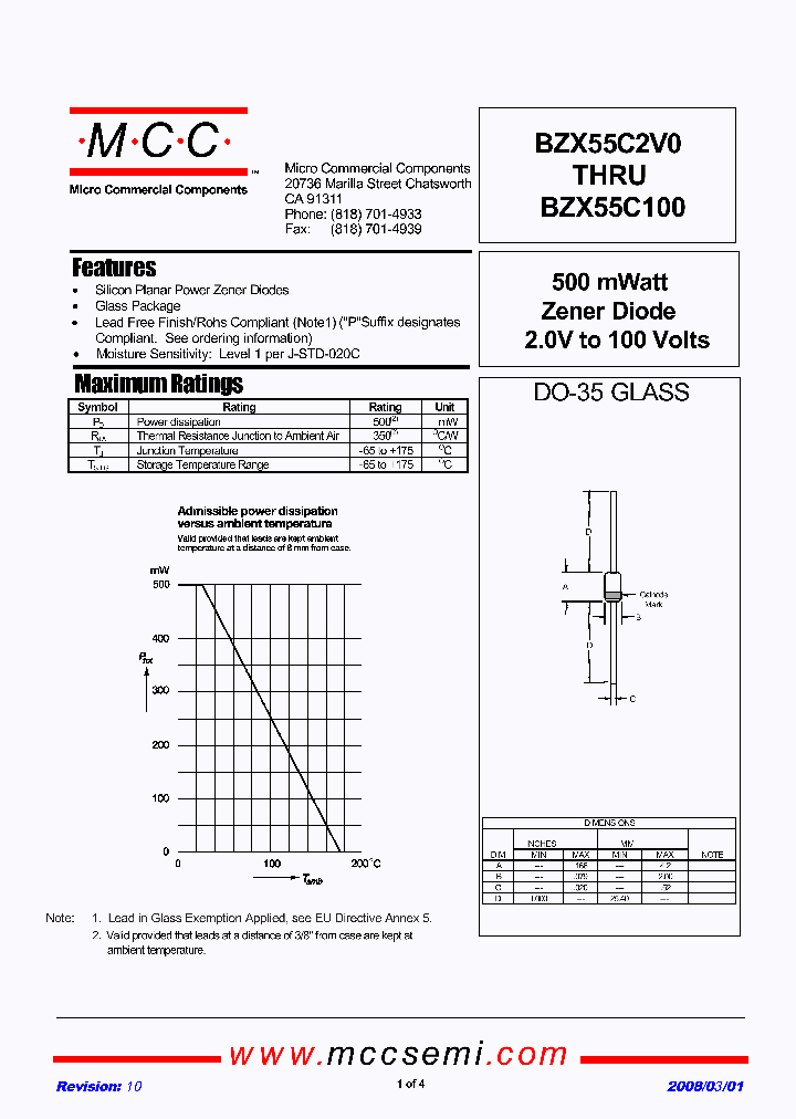 BZX55-C10-TP_3760831.PDF Datasheet