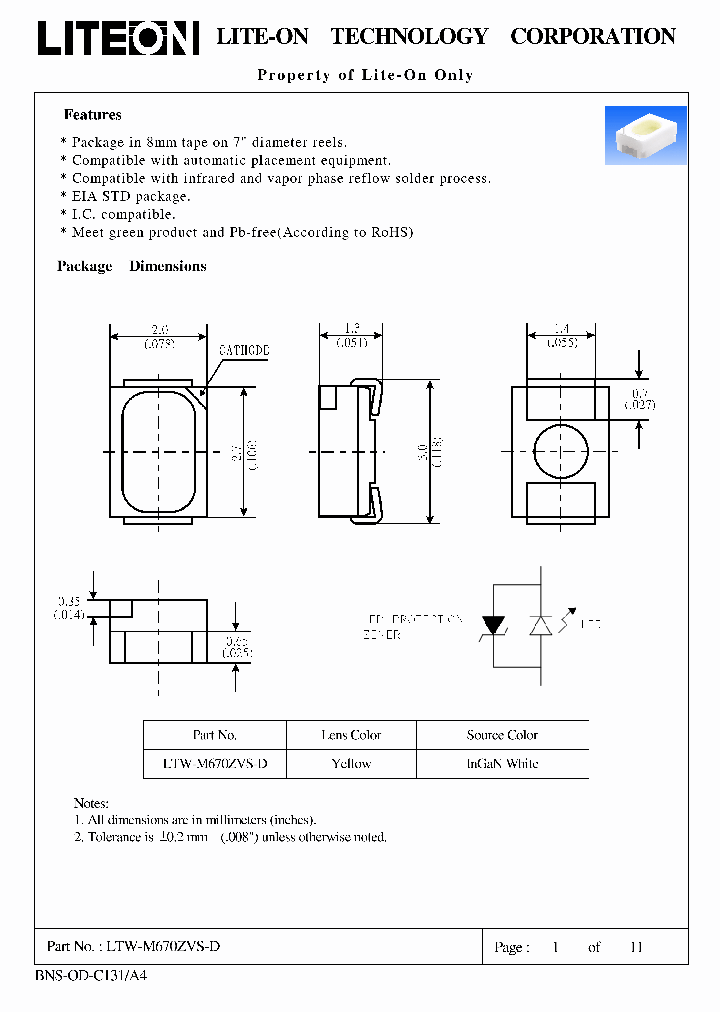 LTW-M670ZVS-DBINS4_3767100.PDF Datasheet