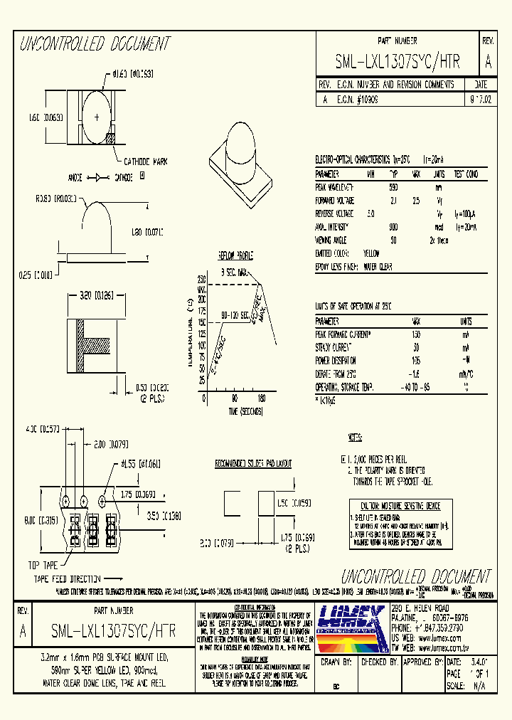 SML-LXL1307SYCHTR_3771004.PDF Datasheet