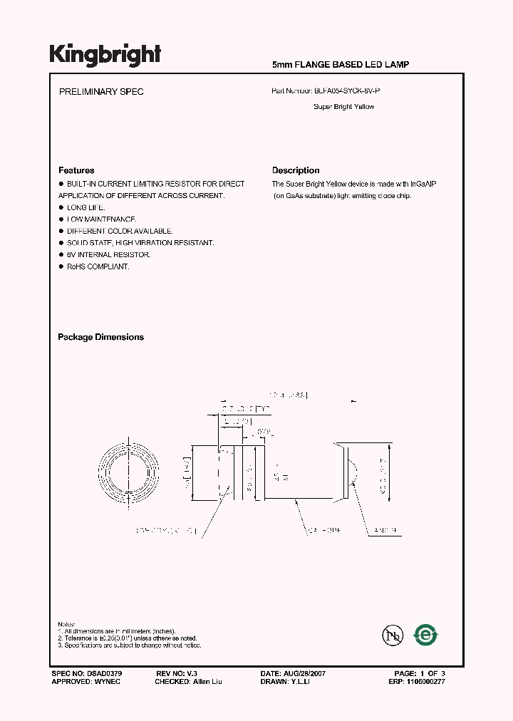 BLFA054SYCK-6V-P_3771384.PDF Datasheet