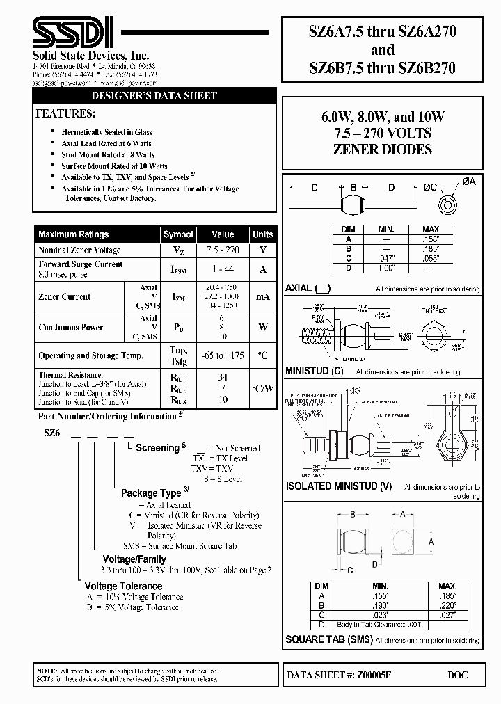 SZ6A75CS_3775019.PDF Datasheet