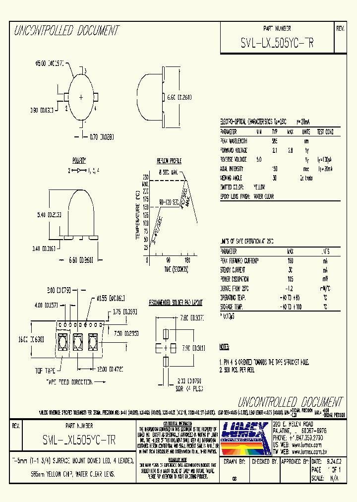 SML-LXL505YC-TR_3774063.PDF Datasheet
