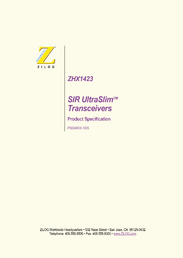 ZHX1423TA115THTR_3778592.PDF Datasheet