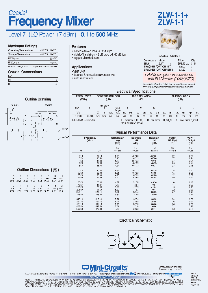 ZLW-1-1BR_3779833.PDF Datasheet