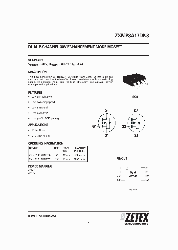 ZXMP3A17DN8TA_3984464.PDF Datasheet