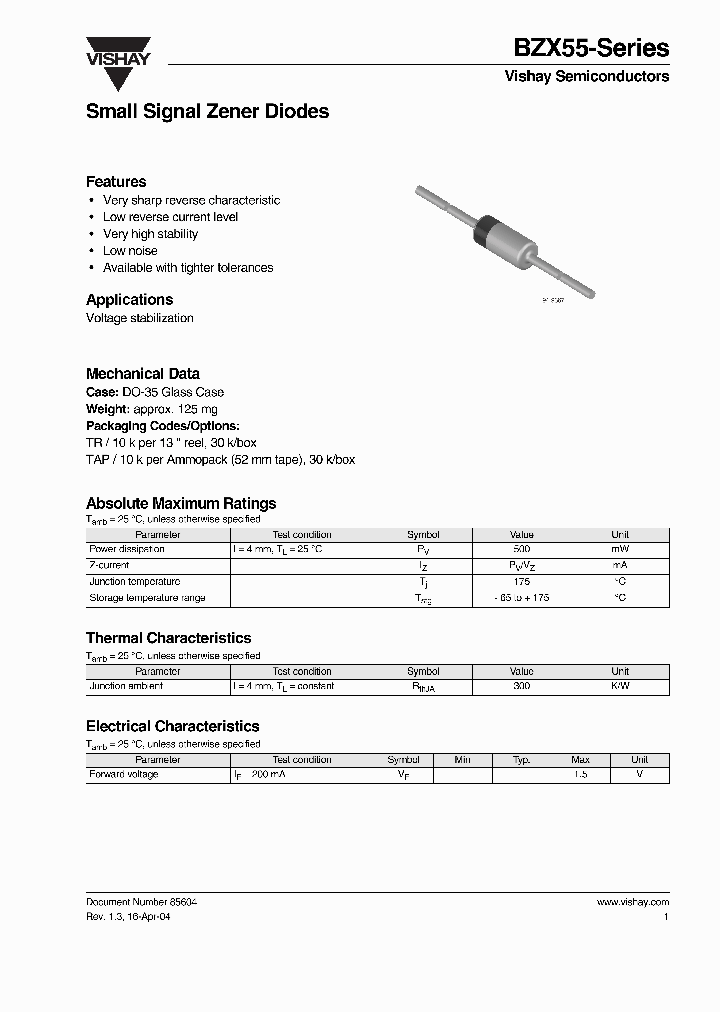 BZX55A10-TAP_3786890.PDF Datasheet