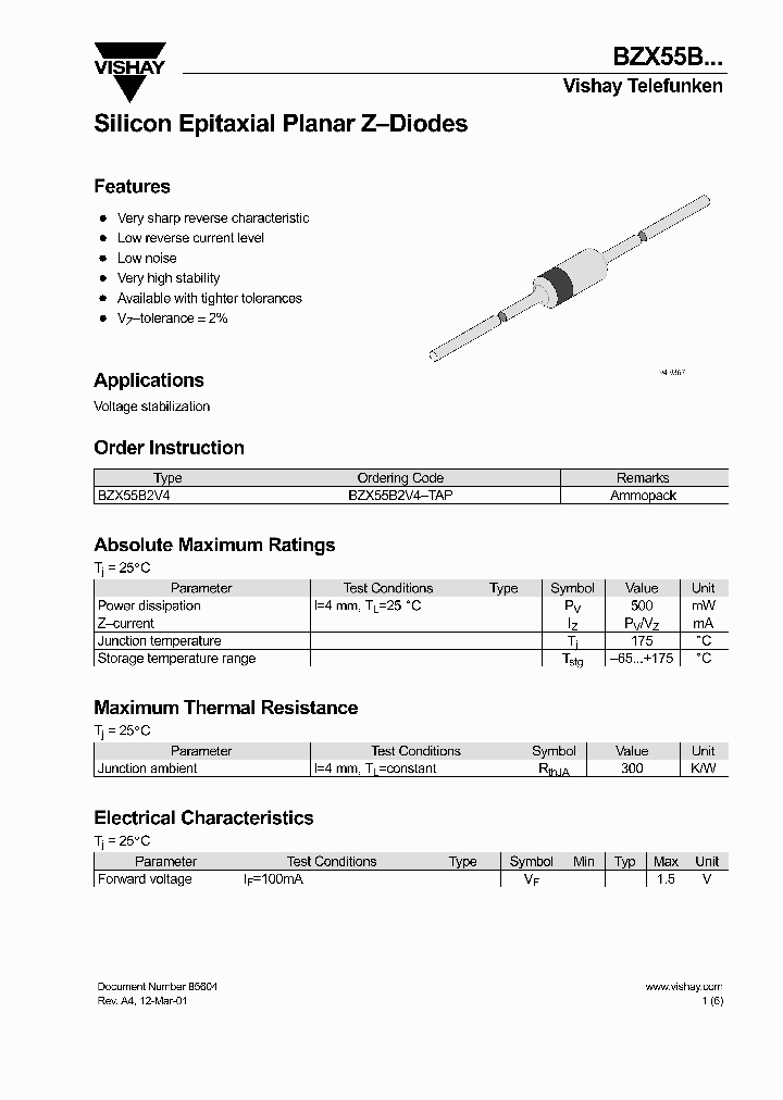 BZX55A10-TAP_3786889.PDF Datasheet