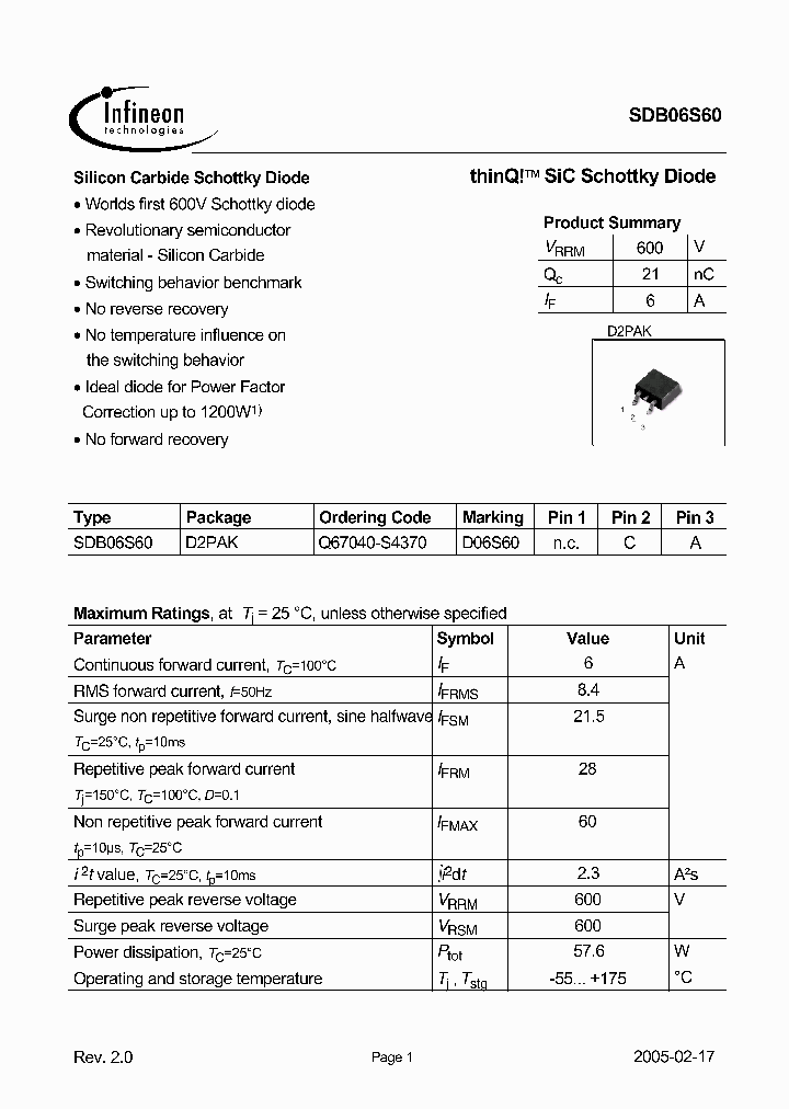 SDB06S6005_4034269.PDF Datasheet