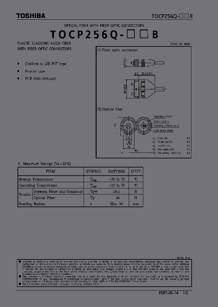 TOCP256Q-100MB_3808015.PDF Datasheet