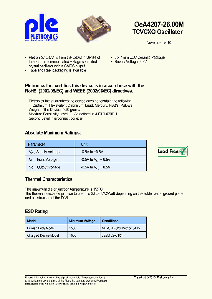OEA4207-2600M_3808739.PDF Datasheet
