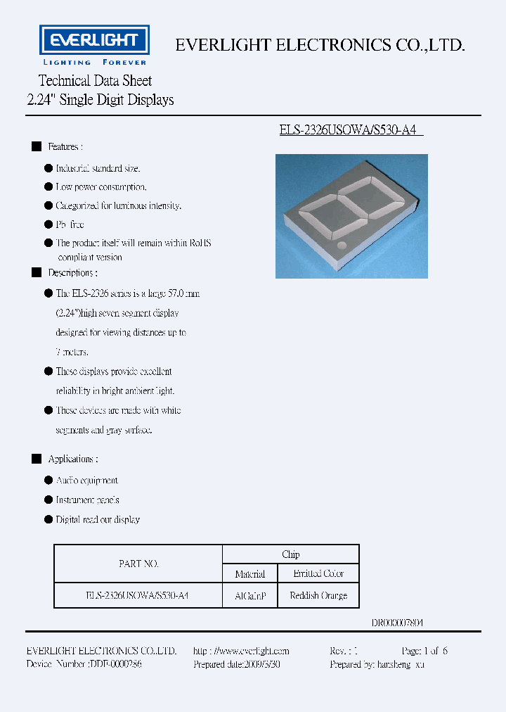 ELS-2326USOWAS530-A4_3818570.PDF Datasheet