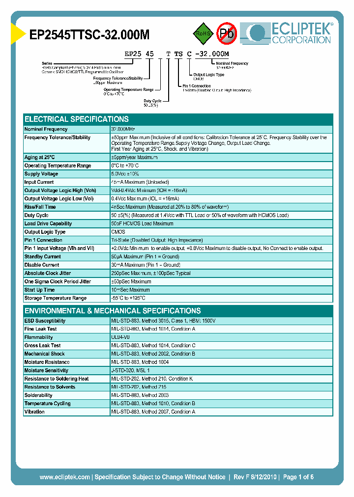 EP2545TTSC-32000M_3820830.PDF Datasheet