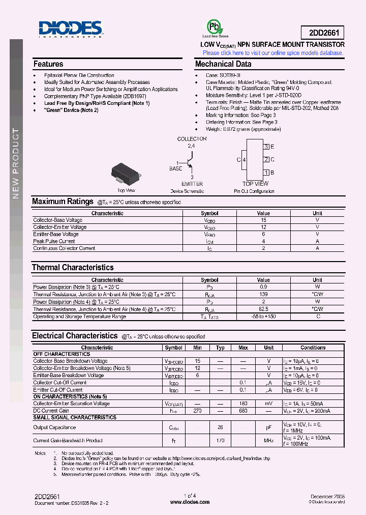 2DD2661_4063409.PDF Datasheet