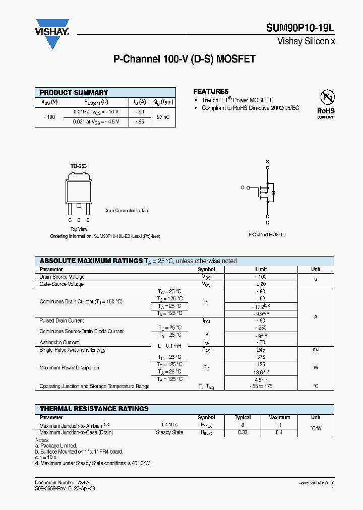 SUM90P10-19L-E3_3828621.PDF Datasheet