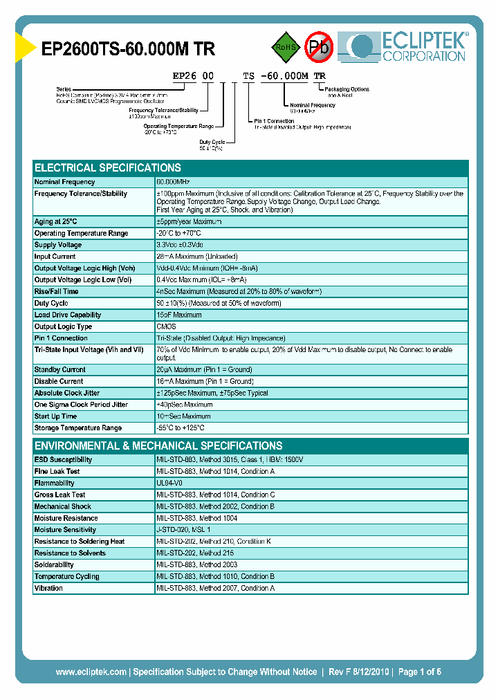 EP2600TS-60000MTR_3825871.PDF Datasheet