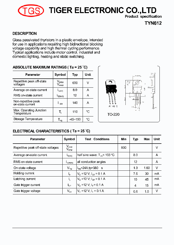 TYN612_4083278.PDF Datasheet