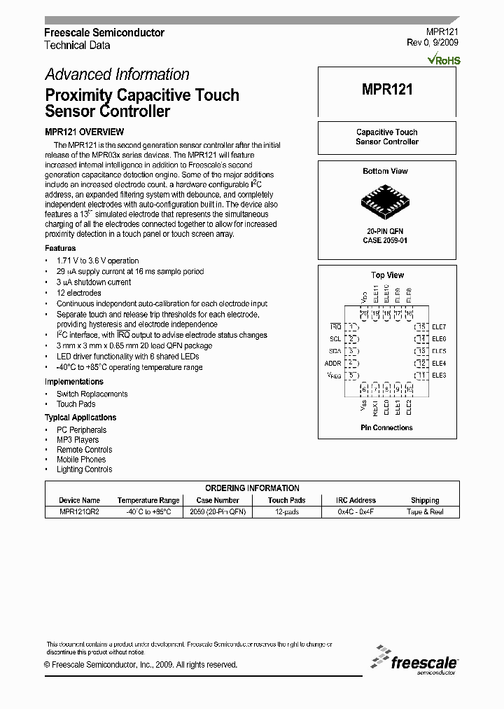 MPR121QR2_4083995.PDF Datasheet