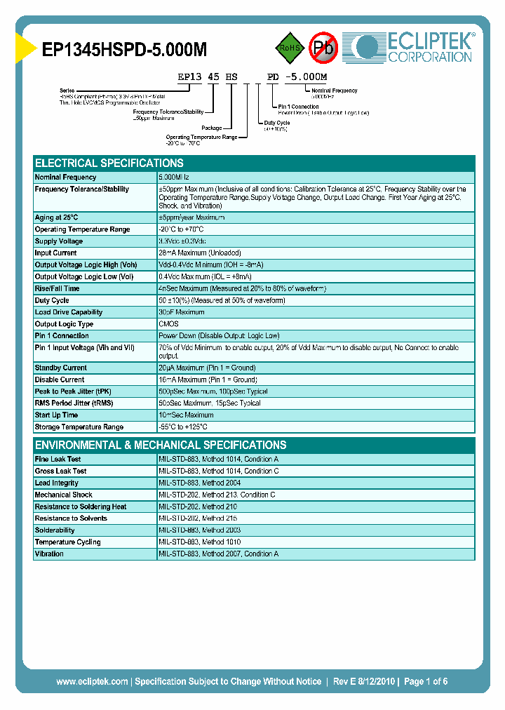 EP1345HSPD-5000M_3841184.PDF Datasheet