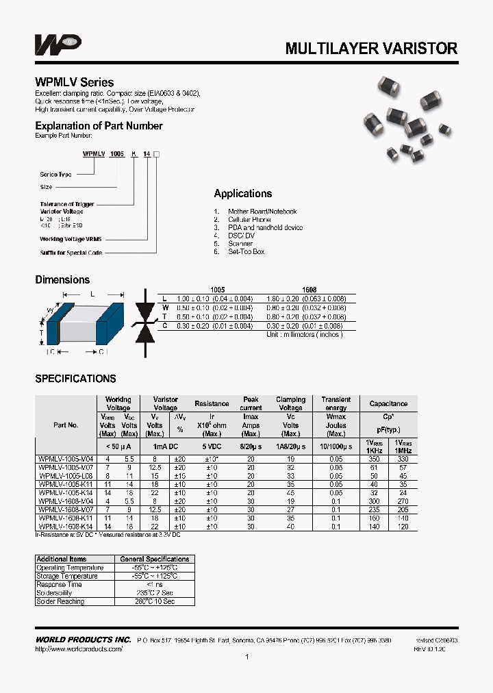 WPMLV-1005-K11_3842981.PDF Datasheet