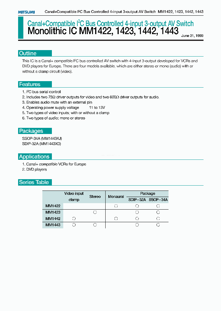 MM1442_4089446.PDF Datasheet