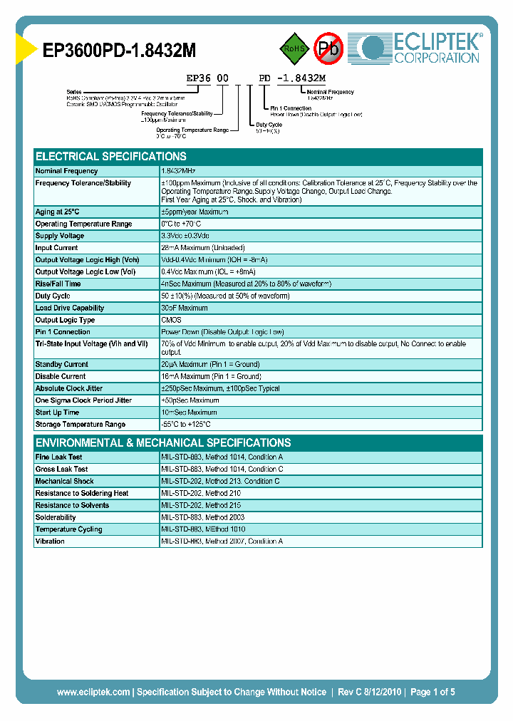 EP3600PD-18432M_3846842.PDF Datasheet