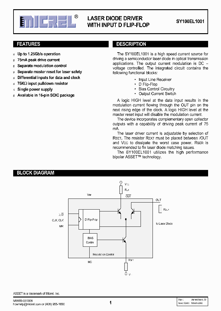 SY100EL1001ZG_4089440.PDF Datasheet