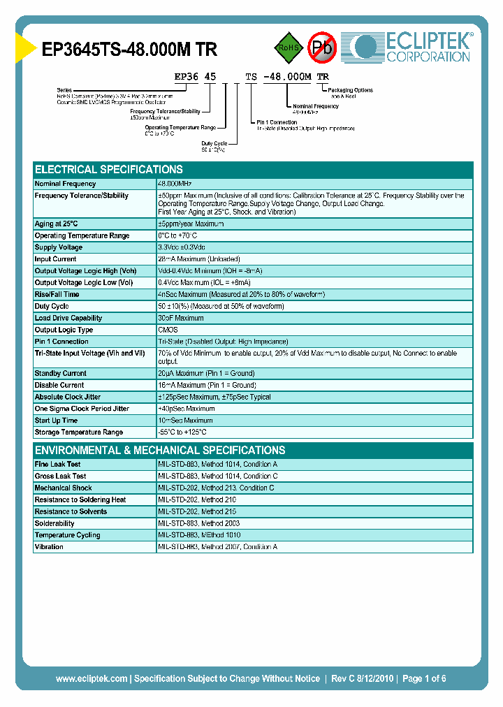 EP3645TS-48000MTR_3847900.PDF Datasheet