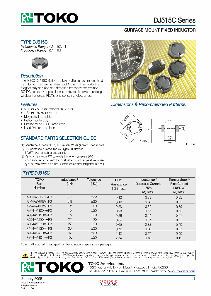 A994AY-100MP3_3849542.PDF Datasheet