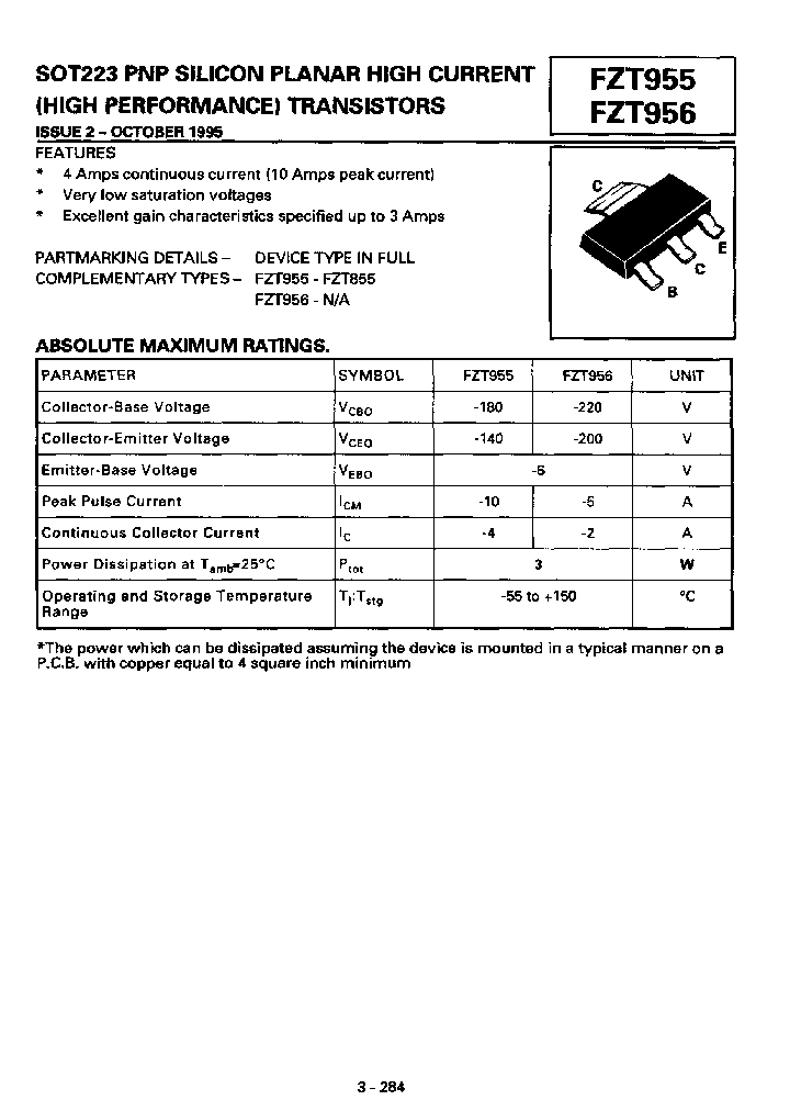 FZT956TA_3849252.PDF Datasheet