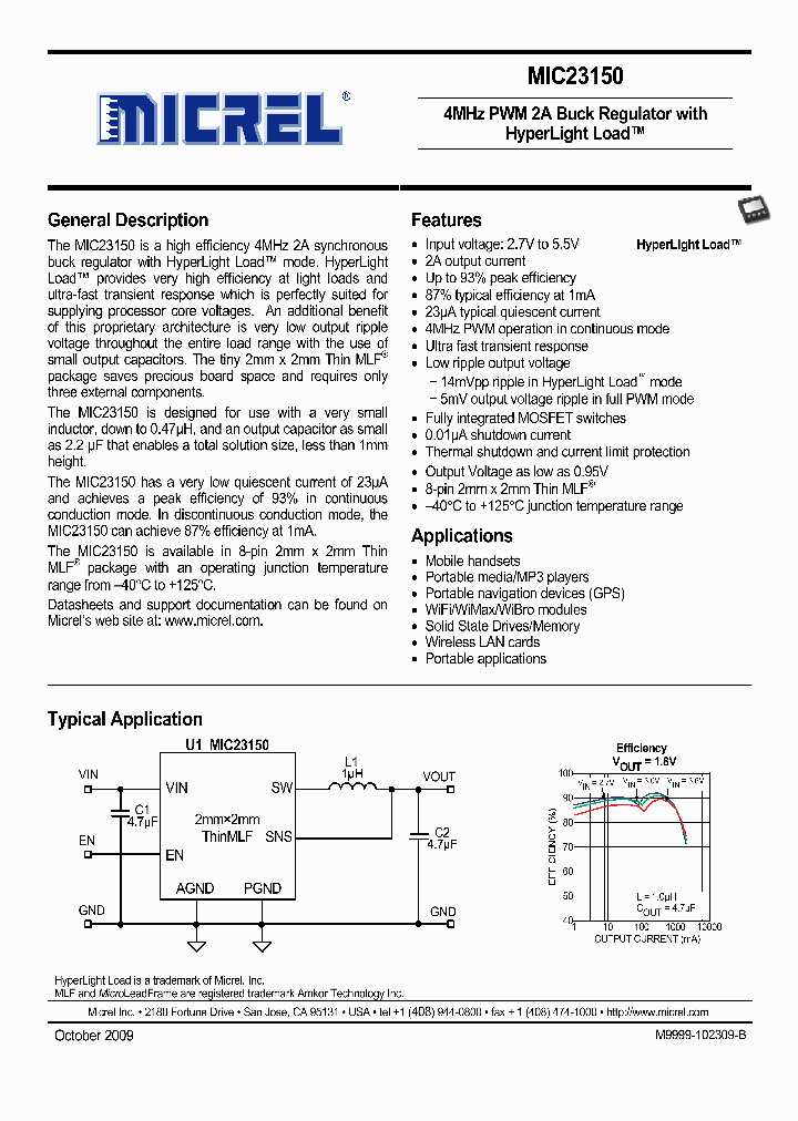 MIC23150-CYMT_4103264.PDF Datasheet