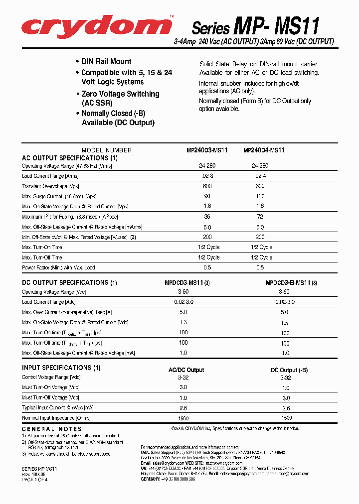 MP240D4-MS11_3857405.PDF Datasheet