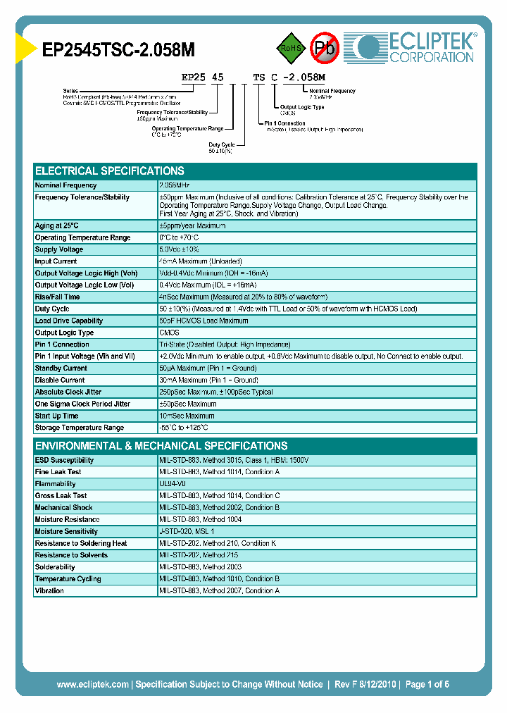 EP2545TSC-2058M_3856460.PDF Datasheet