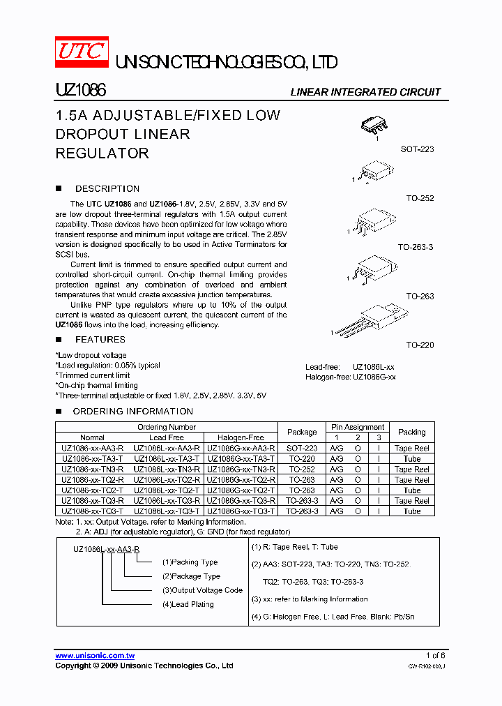 UZ1086L-AD-TQ2-R_3864643.PDF Datasheet