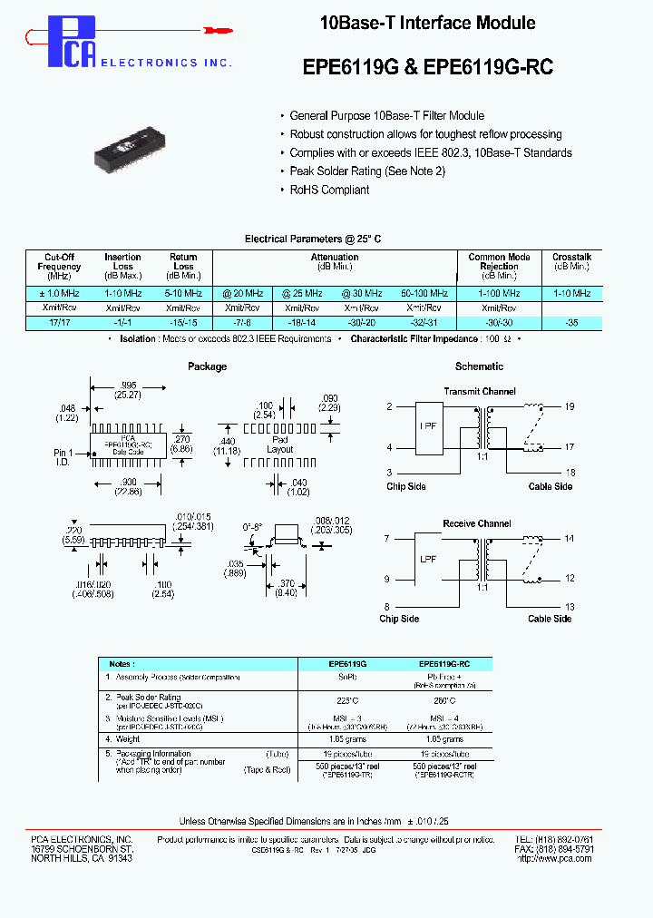 EPE6119G-RCTR_3877156.PDF Datasheet