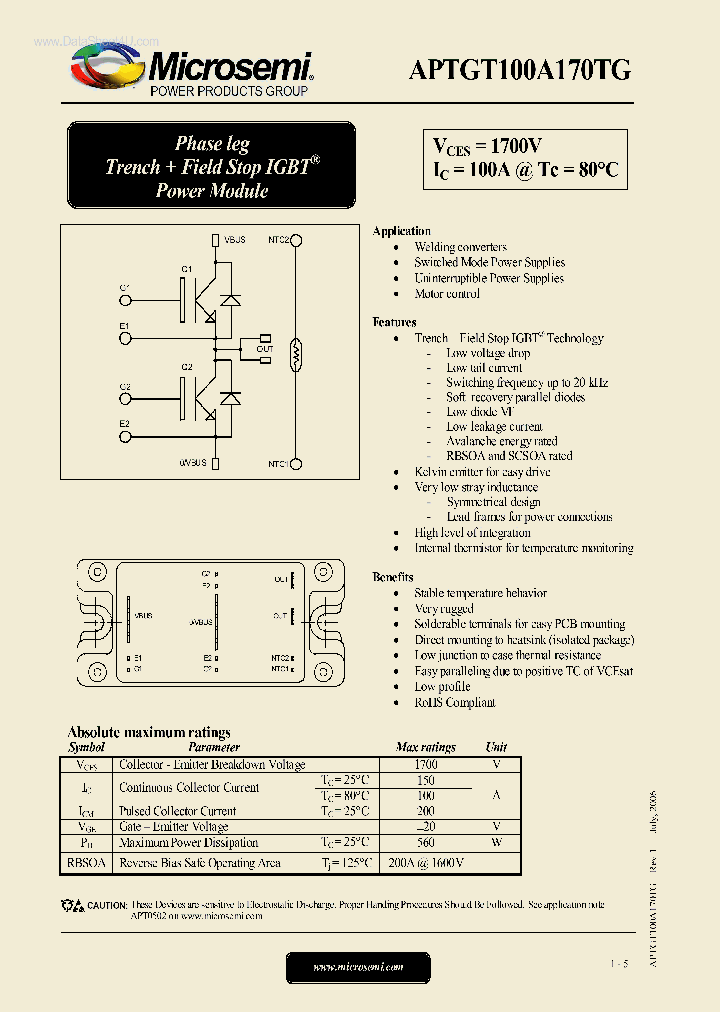 APTGT100A170TG_4116132.PDF Datasheet