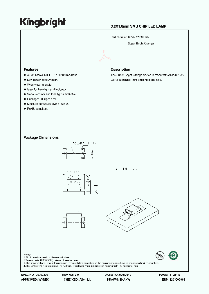 KPC-3216SECK_3871941.PDF Datasheet