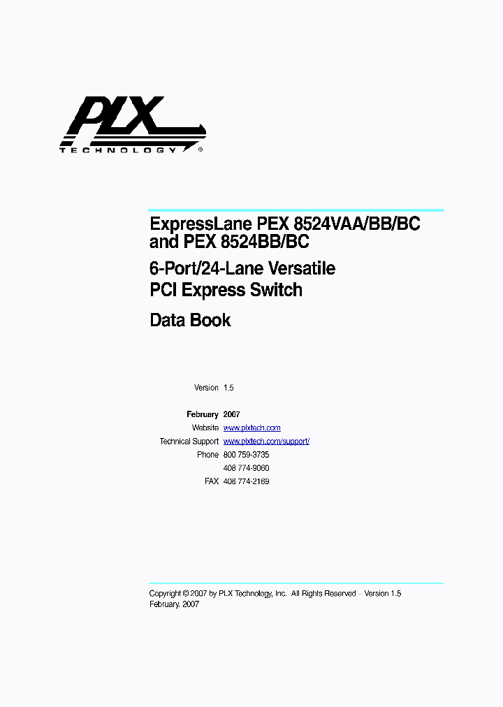 PEX8524-BB25VBI_3877080.PDF Datasheet