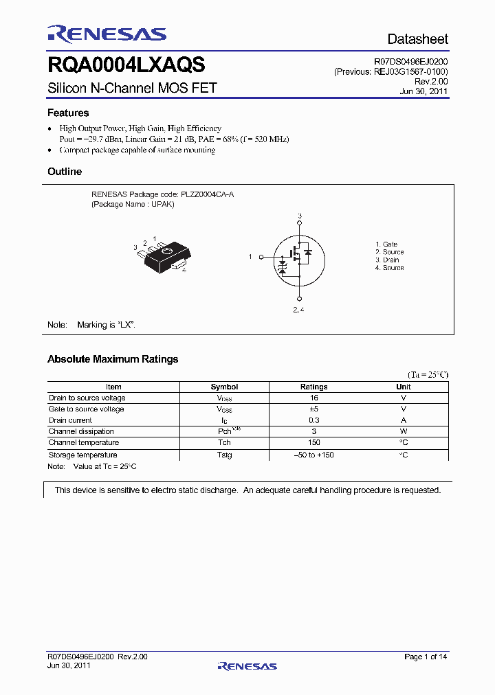 RQA0004LXAQS11_4117528.PDF Datasheet