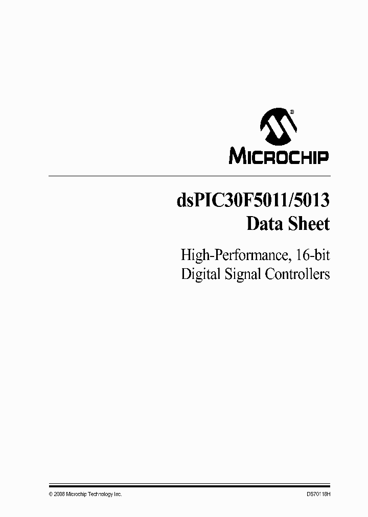 DSPIC30F5011T-30IPT_3884393.PDF Datasheet