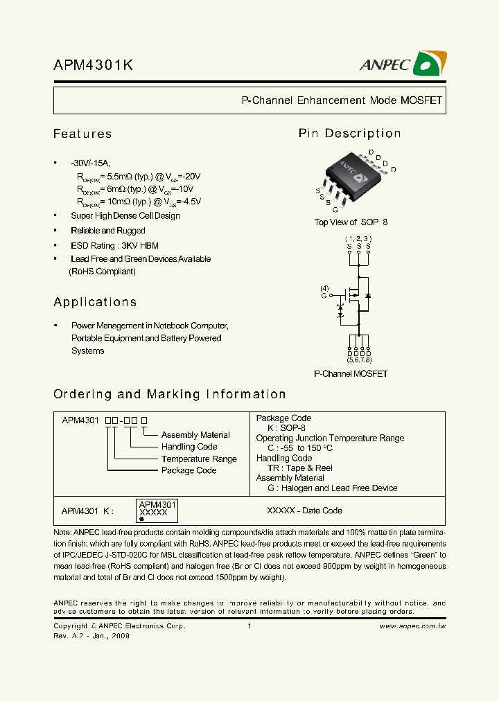 APM4301KC-TRG_3886122.PDF Datasheet