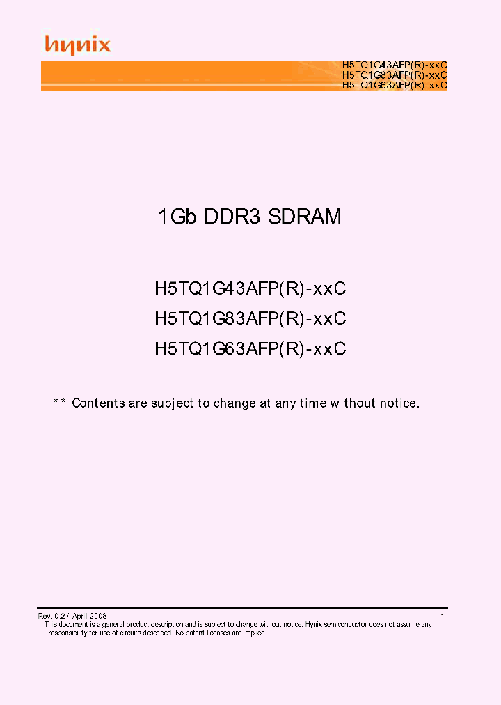 H5TQ1G83AFPR-G8C_3890527.PDF Datasheet