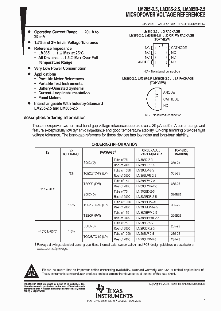 LM385LPR-2-5_3890553.PDF Datasheet