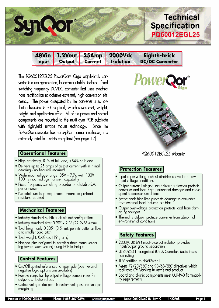 PQ60012EGL25PRS-G_3892869.PDF Datasheet