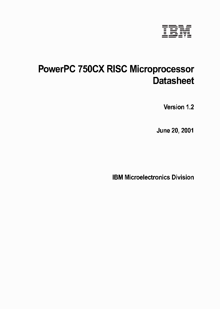 IBM25PPC750CX-AP20-3T_3889061.PDF Datasheet