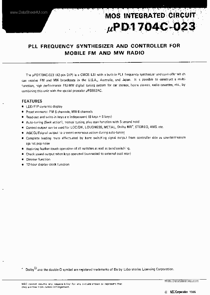 UPD1704C-023_4142692.PDF Datasheet