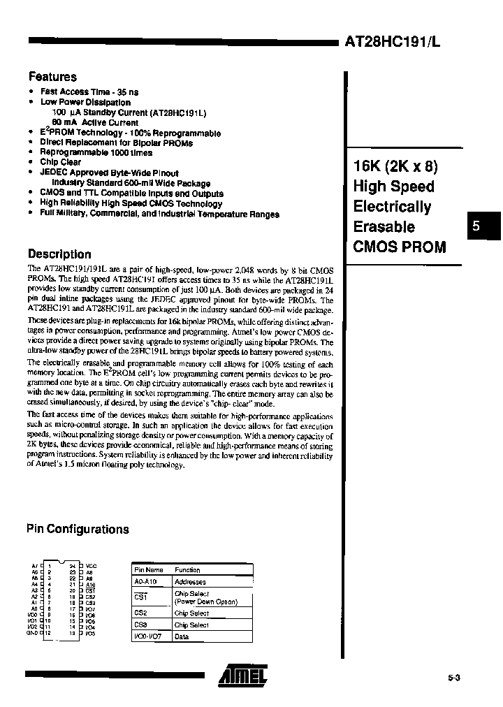 AT28HC191-55PC_3902437.PDF Datasheet
