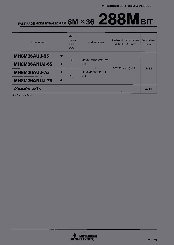 MH8M36AUJ-65_3906213.PDF Datasheet