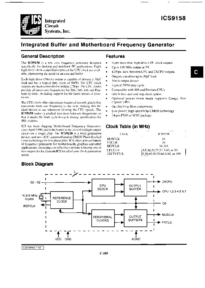 ICS9158N-01LF_3908934.PDF Datasheet