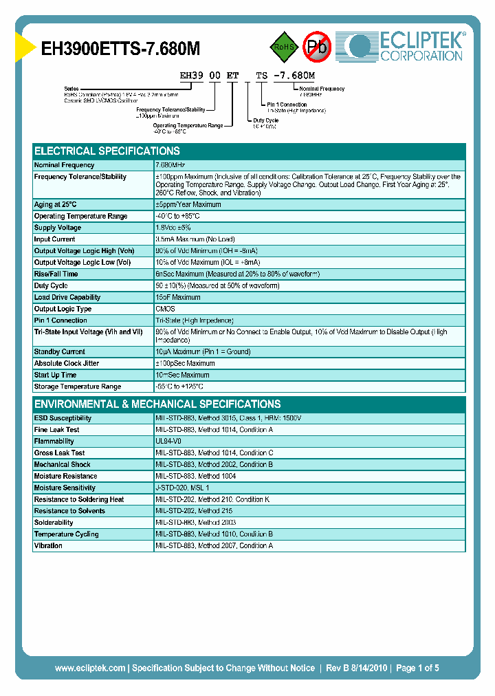 EH3900ETTS-7680M_3918228.PDF Datasheet