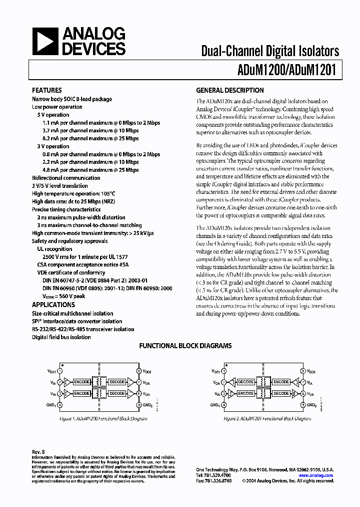 ADUM1201CR-RL7_3922060.PDF Datasheet